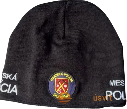 Čiapka Mestská Polícia Čierna