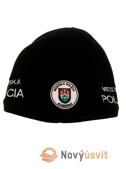 Čiapka Mestská Polícia Čierna