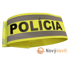 Reflexný pásik na ruku Polícia