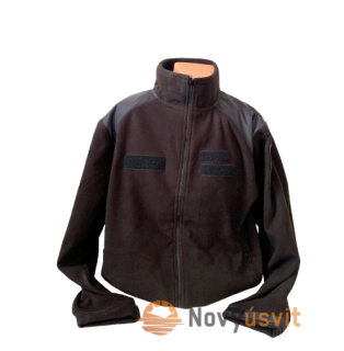 Flisová bunda unisex čierna