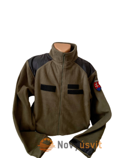Flisová bunda unisex zelená
