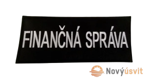 Výšivka Finančná správa