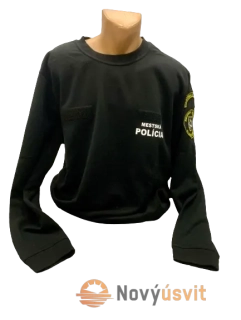 Mikina unisex Mestská Polícia čierna