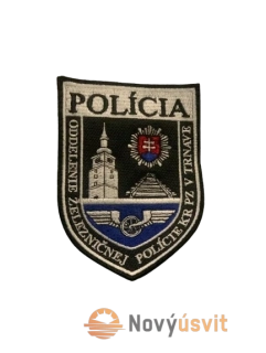 Výšivka Oddelenie Železničnej Polície