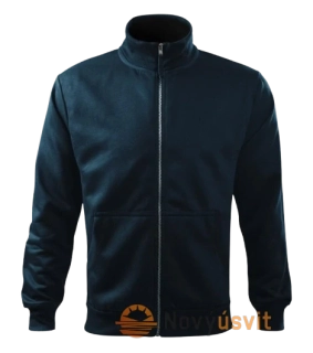 Pánska mikina na zips ADVENTURE Tmavo - Modrá