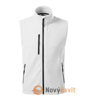 Unisex Fleece vesta bez rukávov EXIT Biela