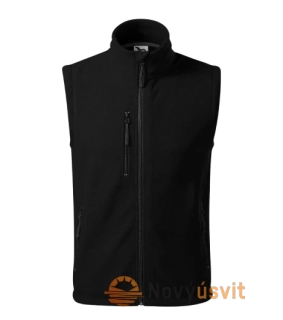 Unisex Fleece vesta bez rukávov EXIT Čierna