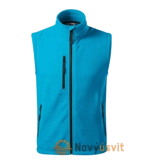 Unisex Fleece vesta bez rukávov EXIT Tyrkysová