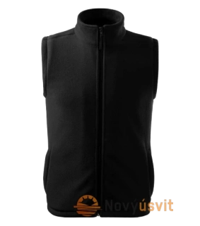 Unisex Fleece vesta bez rukávov NEXT Čierna