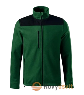 Pánska fleece bunda EFECT Fľaškovo - zelená