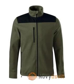 Pánska fleece bunda EFECT Olivová 