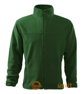 Pánska fleece Mikina JACKET Zelená 