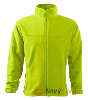 Pánska fleece Mikina JACKET Zelená 2