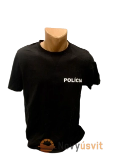 Pánske tričko bez suchých zipsov čierne