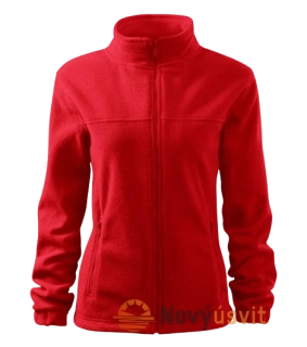Dámska fleece Mikina JACKET Červená 