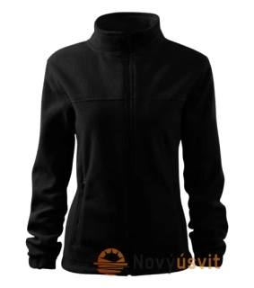 Dámska fleece Mikina JACKET Čierna 