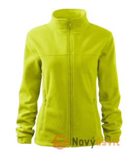 Dámska fleece Mikina JACKET Limetka