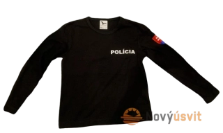 Detské tričko s dlhým rukávom Polícia