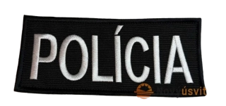 Výšivka Polícia 18cm x 8cm