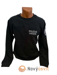 Mikina kynologia vyšívaná unisex two čierna