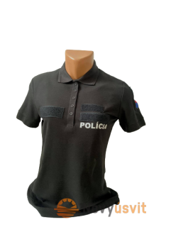 Dámska polokošeľa čierna