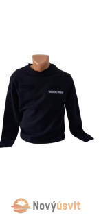 Mikina unisex čierna FS